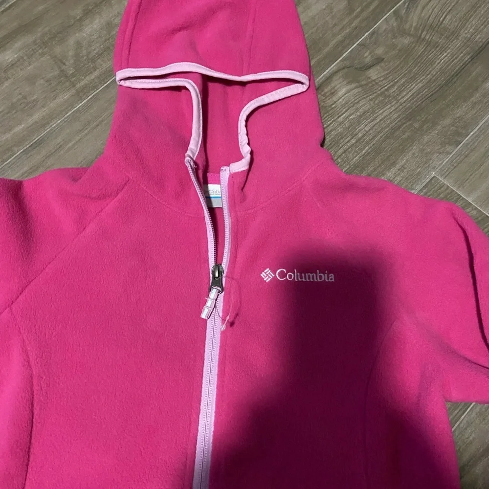 Columbia youth fleece hoodie jacket - Picture 9 of 13